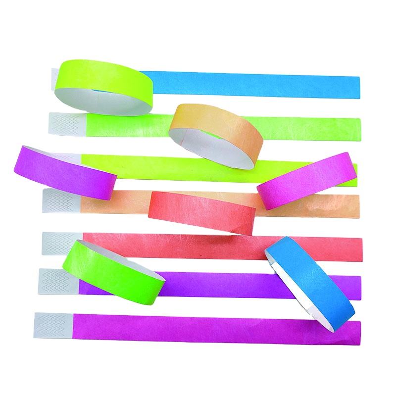 1” Tyvek Solid Color Wristbands – 1 Inch Tyvek Band