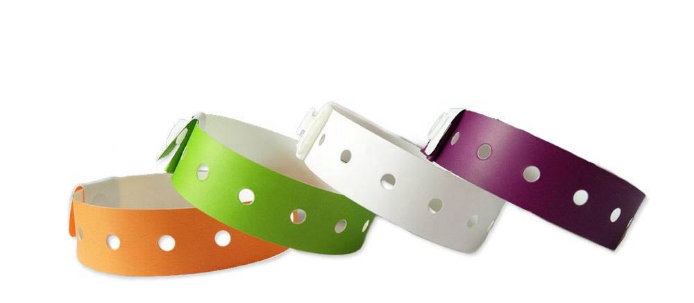 Custom Plastic Wristbands – Slim Band