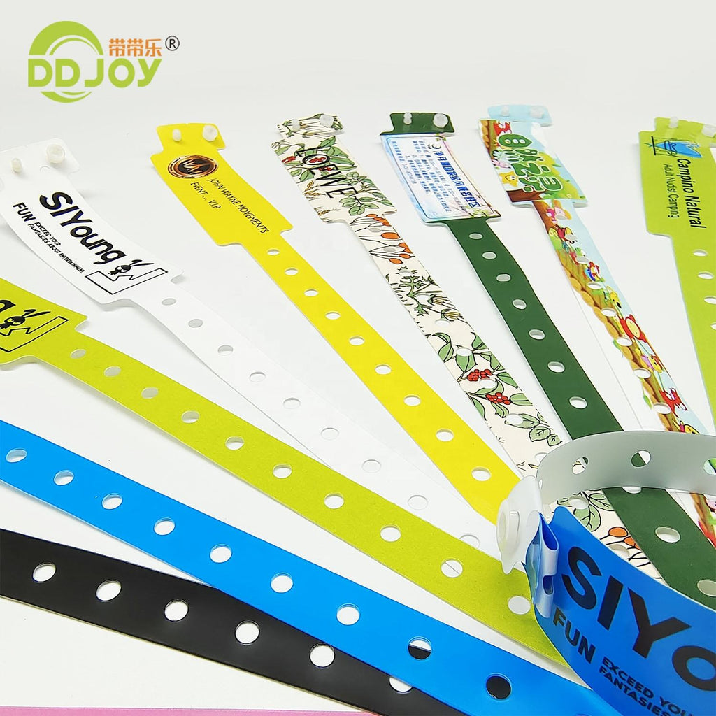 Custom Plastic Wristbands – Wide Face Band